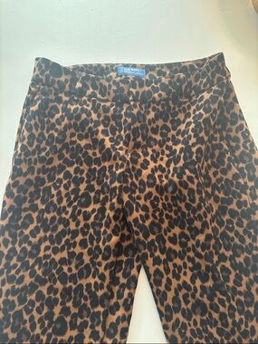 Old Navy Leopard Print Work Pants - Brown & Black